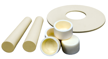 alumina rods and crucibles
